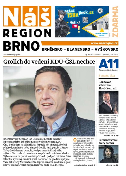 E-magazín Náš Region - Brno 41/2024 - A 11 s.r.o.