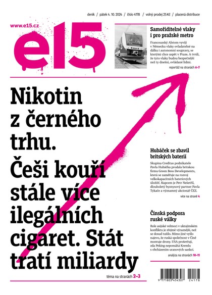 E-magazín E15 - 04.10.2024 - CZECH NEWS CENTER a. s.