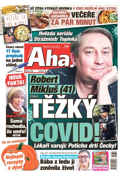 E-magazín AHA! - 05.10.2024 - CZECH NEWS CENTER a. s.