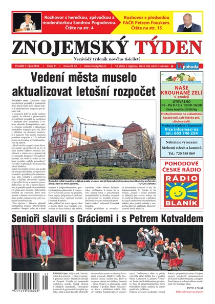 E-magazín Znojemský týden 41/2024 - Znojemský týden