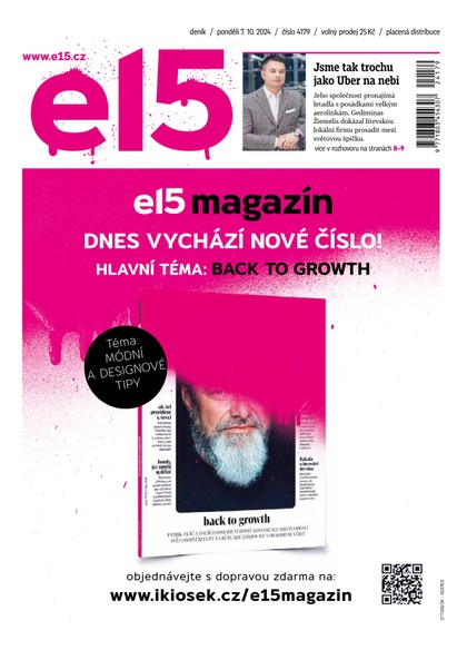 E-magazín E15 - 07.10.2024 - CZECH NEWS CENTER a. s.