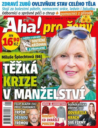 E-magazín AHA! PRO ŽENY - 41/2024 - CZECH NEWS CENTER a. s.