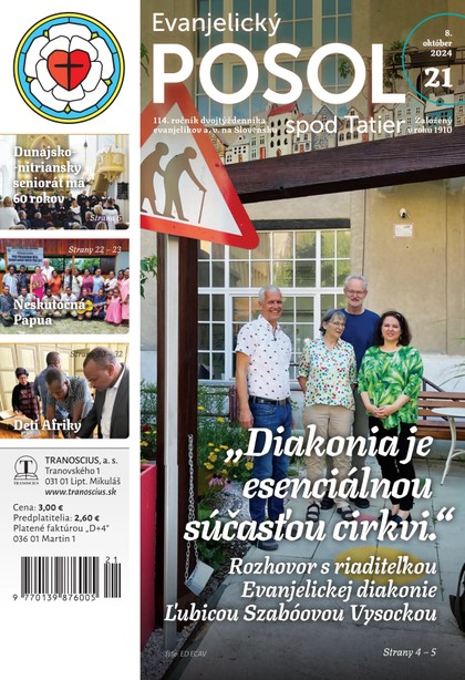 E-magazín Evanjelický posol spod Tatier 21/2024 - TRANOSCIUS a.s.