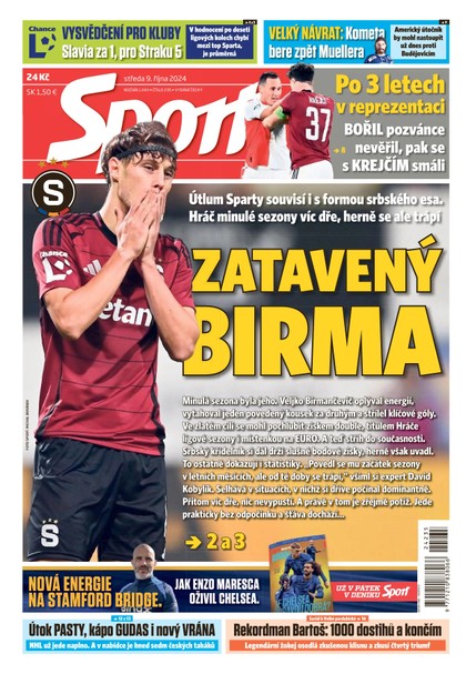 E-magazín Sport - 09.10.2024 - CZECH NEWS CENTER a. s.