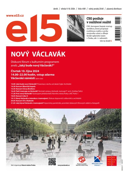 E-magazín E15 - 09.10.2024 - CZECH NEWS CENTER a. s.