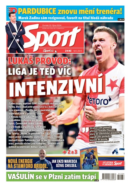 E-magazín Sport - 10.10.2024 - CZECH NEWS CENTER a. s.