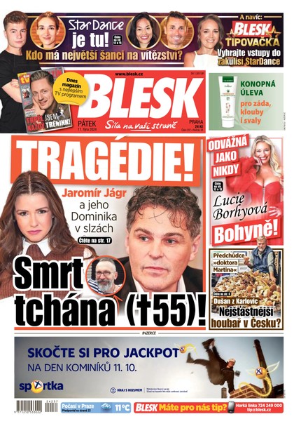 E-magazín Blesk - 11.10.2024 - CZECH NEWS CENTER a. s.