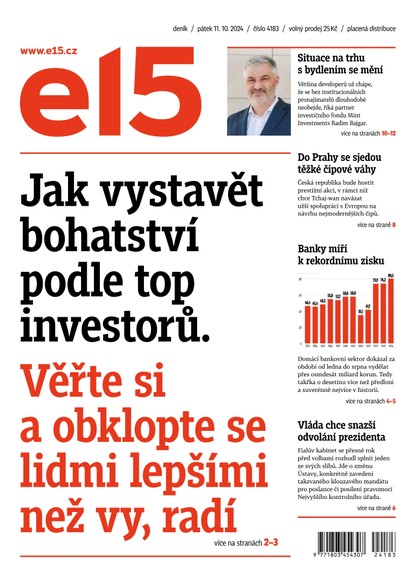 E-magazín E15 - 11.10.2024 - CZECH NEWS CENTER a. s.