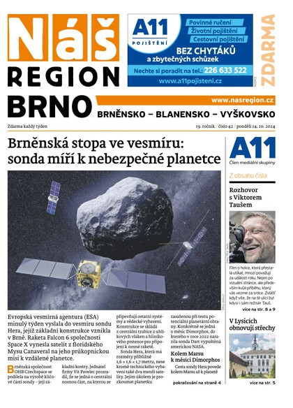 E-magazín Náš Region - Brno 42/2024 - A 11 s.r.o.