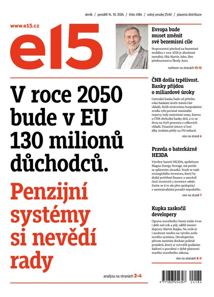 E-magazín E15 - 14.10.2024 - CZECH NEWS CENTER a. s.