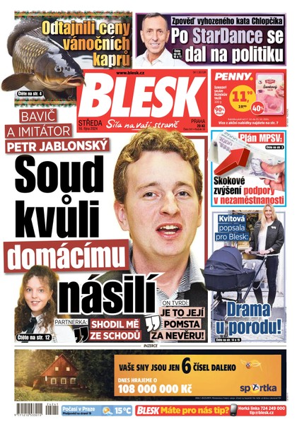 E-magazín Blesk - 16.10.2024 - CZECH NEWS CENTER a. s.