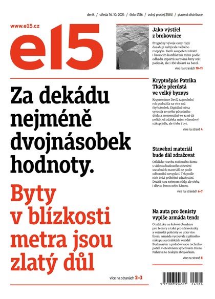 E-magazín E15 - 16.10.2024 - CZECH NEWS CENTER a. s.