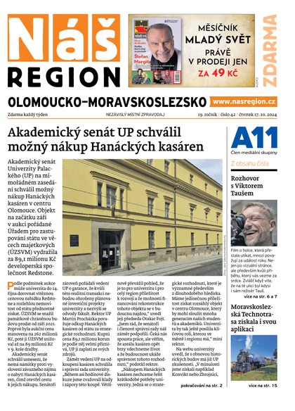 E-magazín Náš Region - Olomoucko/Moravskoslezsko 42/2024 - A 11 s.r.o.