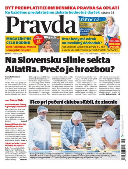 E-magazín Denník Pravda 17. 10. 2024 - OUR MEDIA SR a. s.