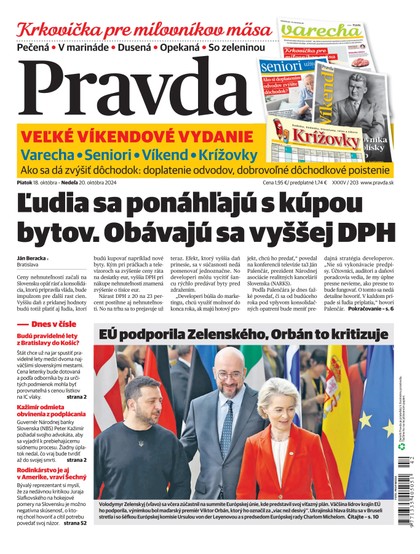 E-magazín Denník Pravda 18. 10. 2024 - OUR MEDIA SR a. s.