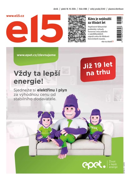 E-magazín E15 - 18.10.2024 - CZECH NEWS CENTER a. s.