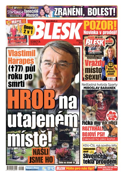 E-magazín Blesk - 19.10.2024 - CZECH NEWS CENTER a. s.