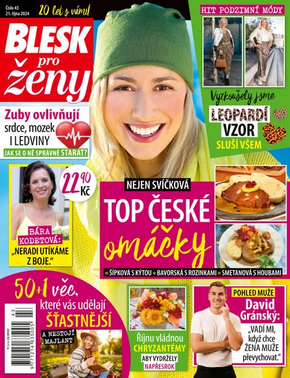 E-magazín BLESK PRO ŽENY - 43/2024 - CZECH NEWS CENTER a. s.