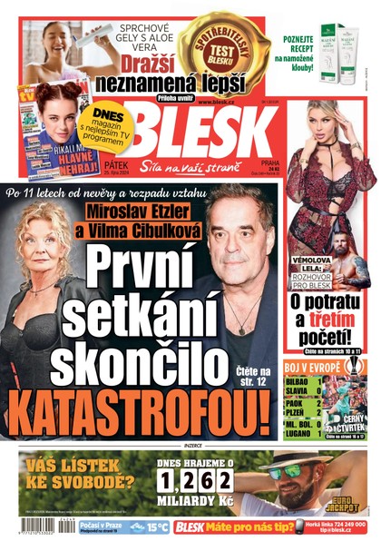 E-magazín Blesk - 25.10.2024 - CZECH NEWS CENTER a. s.