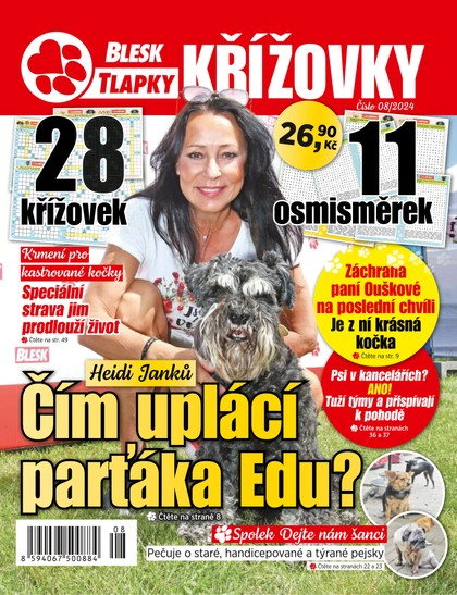 E-magazín Blesk Tlapky Křížovky - 8/2024 - CZECH NEWS CENTER a. s.