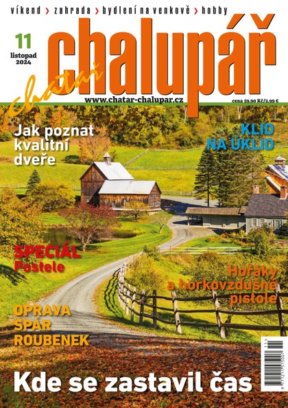 E-magazín Chatař Chalupář 11-2024 - Časopisy pro volný čas s. r. o.