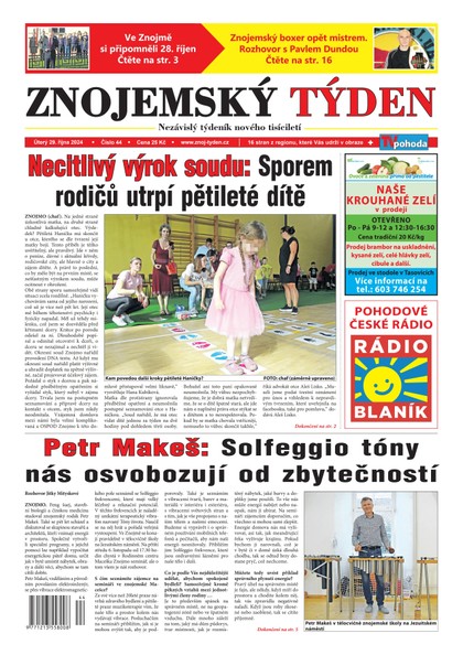 E-magazín Znojemský týden 44/2024 - Znojemský týden