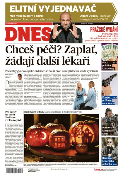 E-magazín MF DNES - 31.10.2024 - MAFRA, a.s.