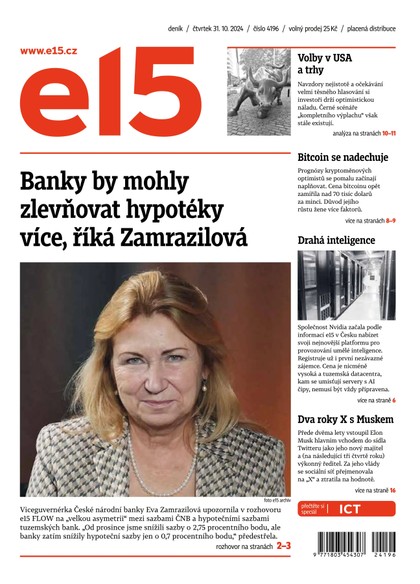 E-magazín E15 - 31.10.2024 - CZECH NEWS CENTER a. s.