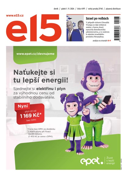 E-magazín E15 - 01.11.2024 - CZECH NEWS CENTER a. s.