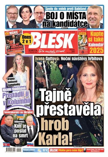 E-magazín Blesk - 02.11.2024 - CZECH NEWS CENTER a. s.