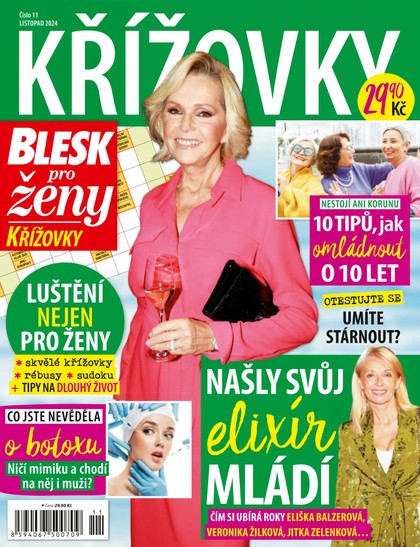 E-magazín BLESK PRO ŽENY KŘÍŽOVKY - 11/2024 - CZECH NEWS CENTER a. s.