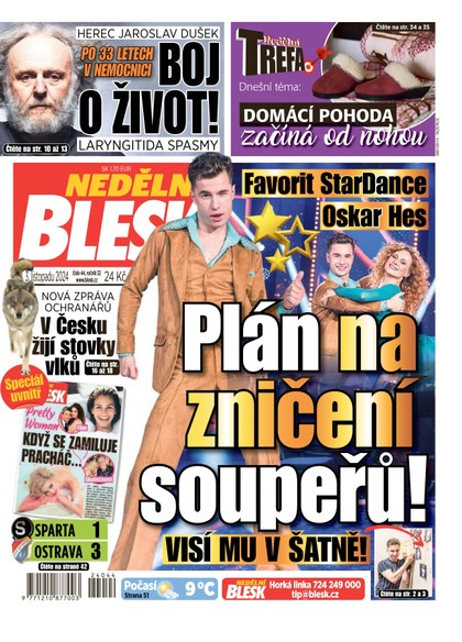 E-magazín NEDĚLNÍ BLESK - 03.11.2024 - CZECH NEWS CENTER a. s.