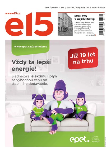 E-magazín E15 - 04.11.2024 - CZECH NEWS CENTER a. s.