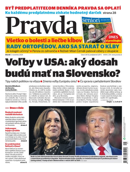 E-magazín Denník Pravda 5. 11. 2024 - OUR MEDIA SR a. s.