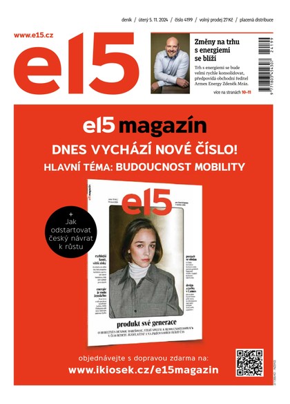 E-magazín E15 - 05.11.2024 - CZECH NEWS CENTER a. s.