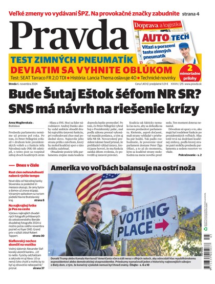 E-magazín Denník Pravda 6. 11. 2024 - OUR MEDIA SR a. s.