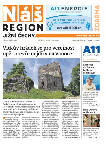 E-magazín Náš Region - Jižní Čechy 45/2024 - A 11 s.r.o.