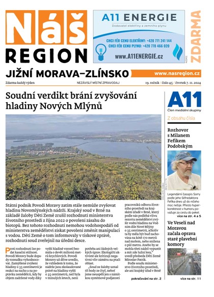 E-magazín Náš Region - Jižní Morava/Zlínsko 45/2024 - A 11 s.r.o.