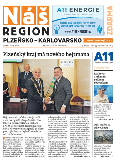 E-magazín Náš Region - Karlovarsko 45/2024 - A 11 s.r.o.