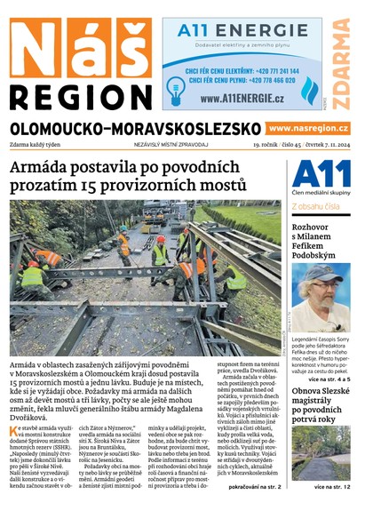 E-magazín Náš Region - Olomoucko/Moravskoslezsko 45/2024 - A 11 s.r.o.