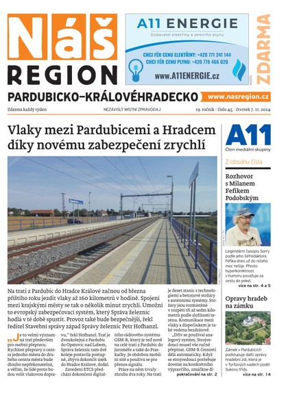 E-magazín Náš Region - Pardubicko/Královéhradecko 45/2024 - A 11 s.r.o.