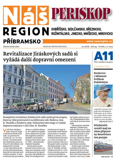 E-magazín Náš Region - Příbramsko 45/2024 - A 11 s.r.o.