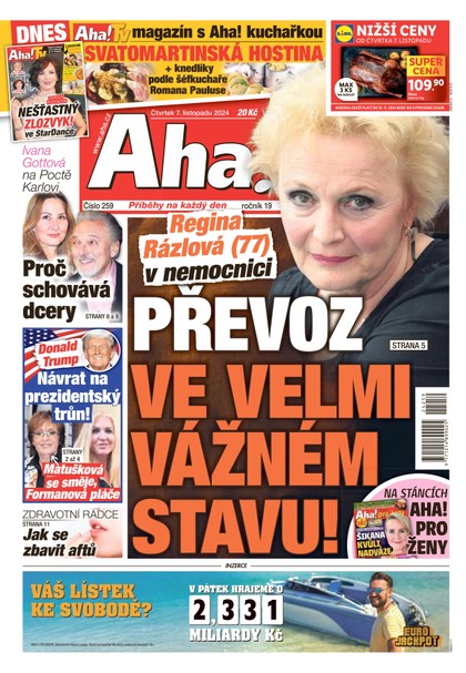 E-magazín AHA! - 07.11.2024 - CZECH NEWS CENTER a. s.