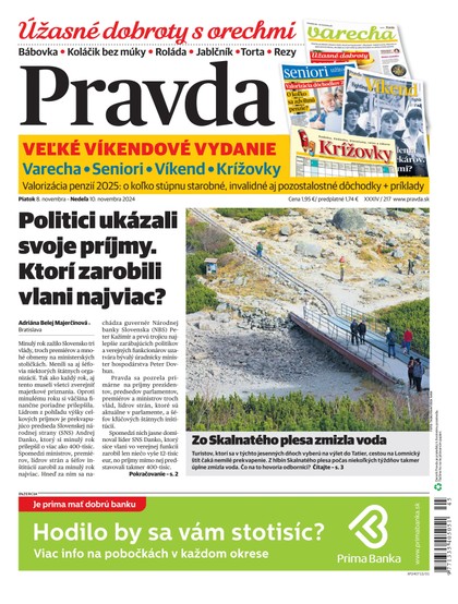 E-magazín Denník Pravda 8. 11. 2024 - OUR MEDIA SR a. s.