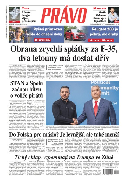 E-magazín Deník Právo - 8.11.2024 - Borgis, a.s.