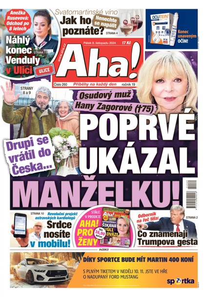 E-magazín AHA! - 08.11.2024 - CZECH NEWS CENTER a. s.