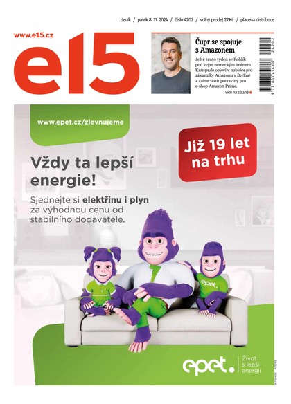 E-magazín E15 - 08.11.2024 - CZECH NEWS CENTER a. s.