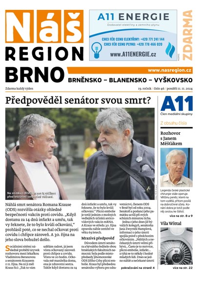 E-magazín Náš Region - Brno 46/2024 - A 11 s.r.o.