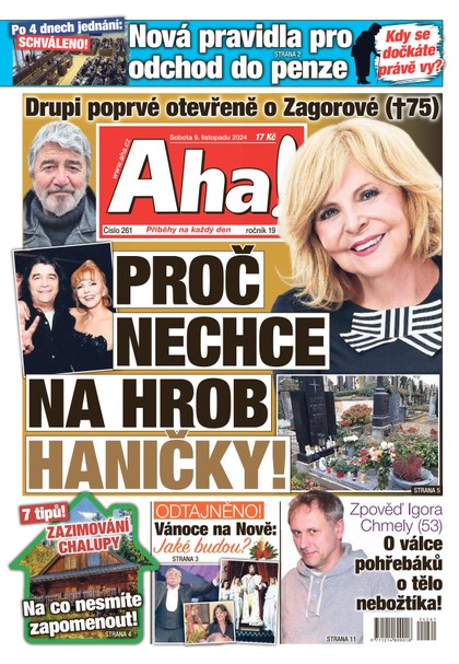 E-magazín AHA! - 09.11.2024 - CZECH NEWS CENTER a. s.