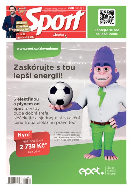 E-magazín Sport - 09.11.2024 - CZECH NEWS CENTER a. s.